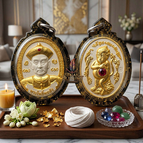 ✨ [The Sovereign of Infinite Wealth & Speculative Mastery: The 2026 "Master-Class" Edition] Sacred "Por Poo Yi Ko Hong (The God of Gamblers & Grand Prosperity)" – Special "108-Herb Buddha-Powder & Gold-Leaf" Thai Blessing Co By RURUECHA