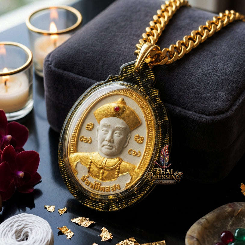 ✨ [The Sovereign of Infinite Wealth & Speculative Mastery: The 2026 "Master-Class" Edition] Sacred "Por Poo Yi Ko Hong (The God of Gamblers & Grand Prosperity)" – Special "108-Herb Buddha-Powder & Gold-Leaf" Thai Blessing Co By RURUECHA