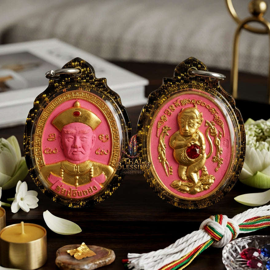 ✨ [The Sovereign of Infinite Wealth & Speculative Mastery: The 2026 "Master-Class" Edition] Sacred "Por Poo Yi Ko Hong (The God of Gamblers & Grand Prosperity)" – Special "108-Herb Buddha-Powder & Gold-Leaf" Thai Blessing Co By RURUECHA