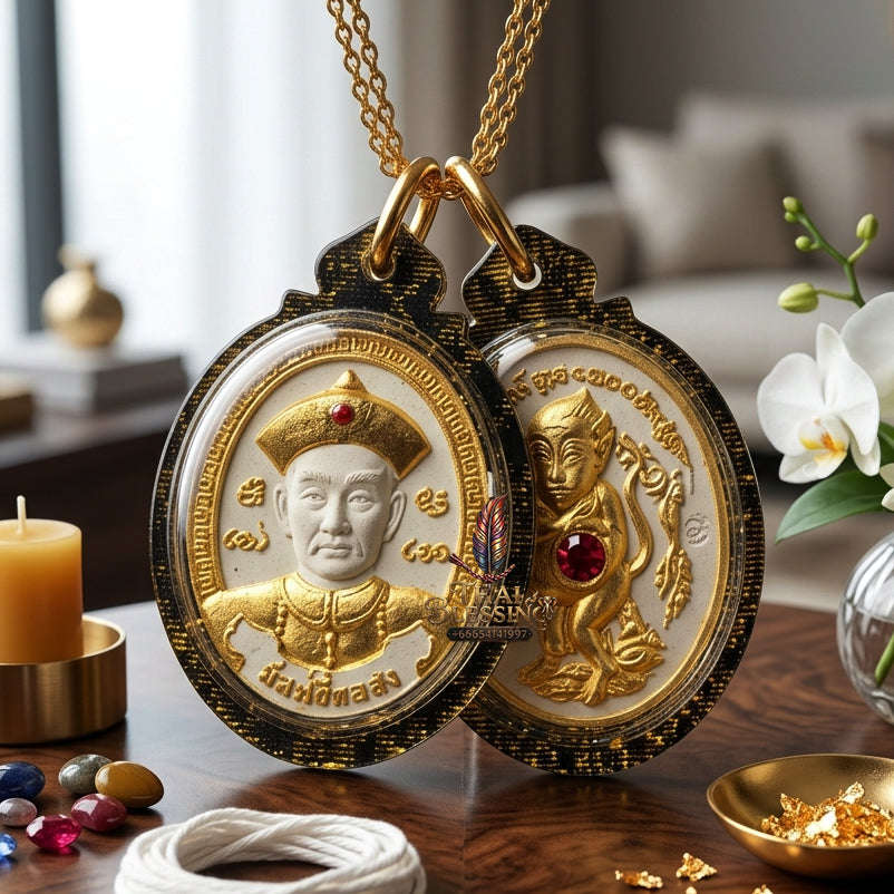 ✨ [The Sovereign of Infinite Wealth & Speculative Mastery: The 2026 "Master-Class" Edition] Sacred "Por Poo Yi Ko Hong (The God of Gamblers & Grand Prosperity)" – Special "108-Herb Buddha-Powder & Gold-Leaf" Thai Blessing Co By RURUECHA