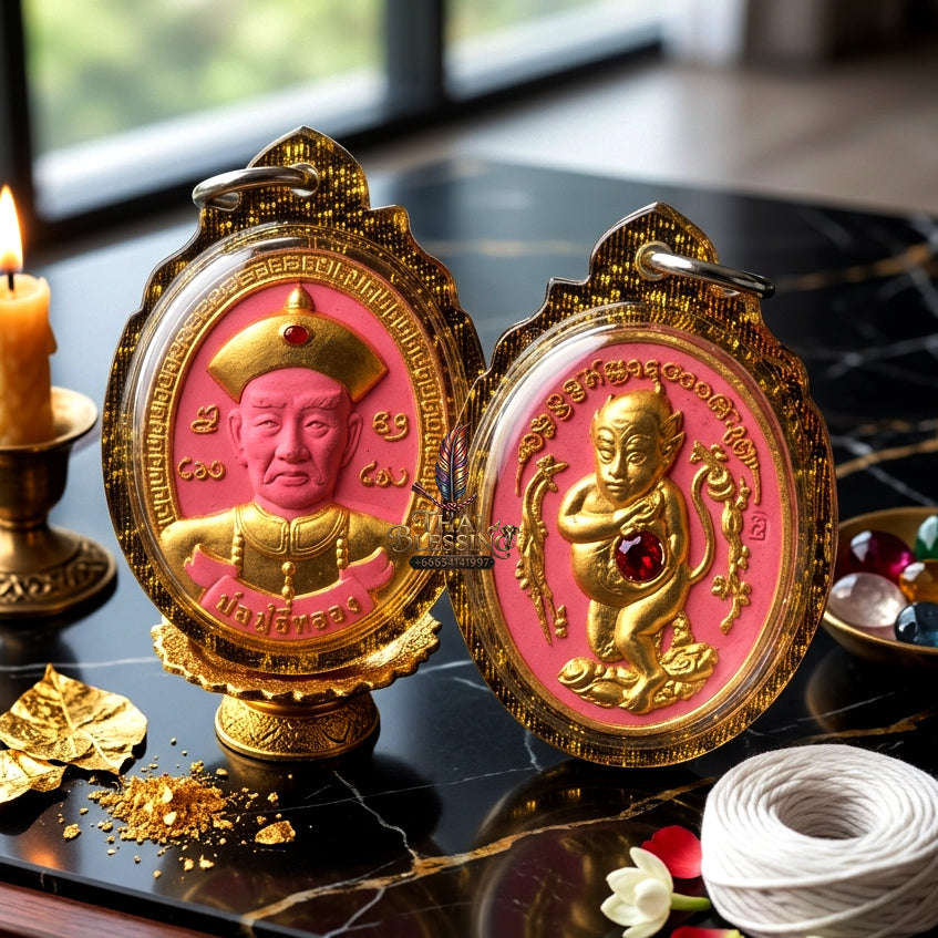 ✨ [The Sovereign of Infinite Wealth & Speculative Mastery: The 2026 "Master-Class" Edition] Sacred "Por Poo Yi Ko Hong (The God of Gamblers & Grand Prosperity)" – Special "108-Herb Buddha-Powder & Gold-Leaf" Thai Blessing Co By RURUECHA