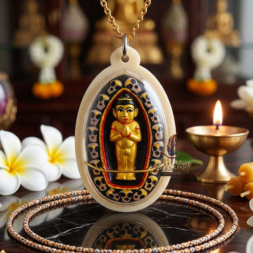 ✨ [The Sovereign of Infinite Windfalls & Manifestation: The 2026 "Grand-Master" Edition] Sacred "Kuman Thong Bandan Lap (The Golden Child of Manifested Fortune)" – Special "Holy Herb & Phrai Kuman Powder" Immersion