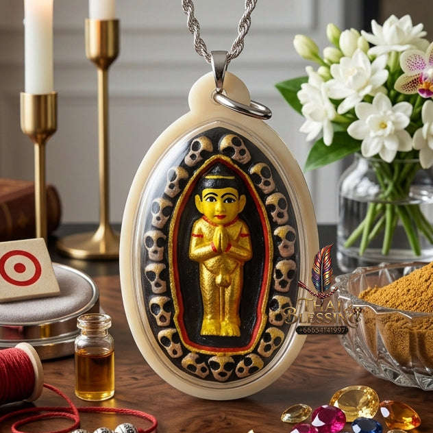✨ [The Sovereign of Infinite Windfalls & Manifestation: The 2026 "Grand-Master" Edition] Sacred "Kuman Thong Bandan Lap (The Golden Child of Manifested Fortune)" – Special "Holy Herb & Phrai Kuman Powder" Immersion Thai Blessing Co By RURUECHA
