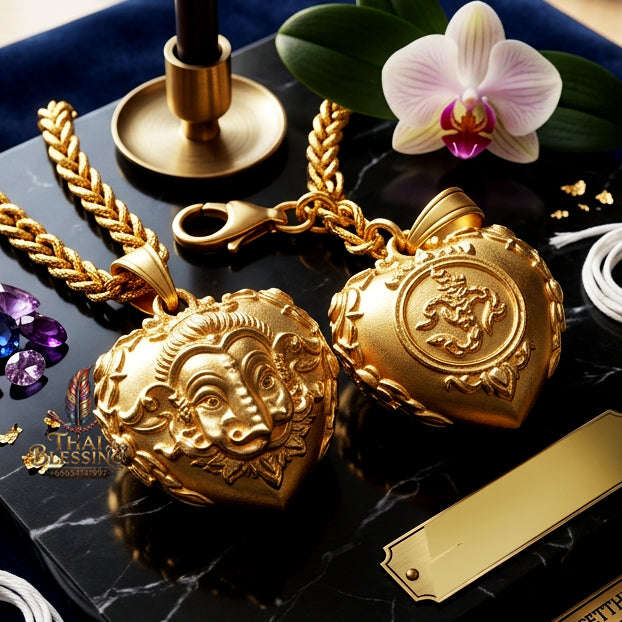 ✨ [The Sovereign of Infinite Wisdom & Wealth: The 2024 Master-Edition] Sacred "Phra Ganesha Noi - Huajai Phokhasap" (The Little Lord of Beginnings & Wealth-Heart) – Special "Divine-Bronze (Thong Thewa Rit)" Matrix Thai Blessing Co By RURUECHA