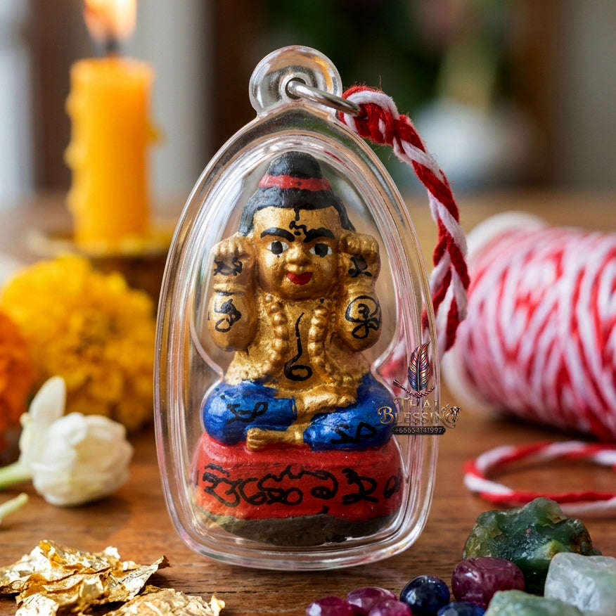 ✨ [The Sovereign of Manifested Intuition: The 2016 Master-Edition] Sacred "Kuman Thong (Single-Takrut Edition)" – Special "Sacred Powder" (Nuea Phong) Matrix Thai Blessing Co By RURUECHA