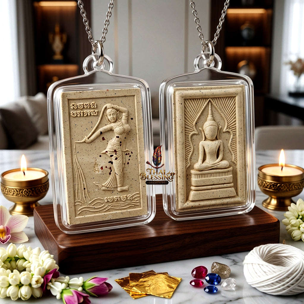 ✨ [The Sovereign of Manifested Opportunity: The 2018 Master-Edition] Sacred "Phra Waek Man Ngoen Lai Ma" (The Buddha Piercing the Veil of Infinite Wealth) – Master-Blessed by Luang Phor Thongdam, Wat Tham Ta Phian Thong (2018/2561) Thai