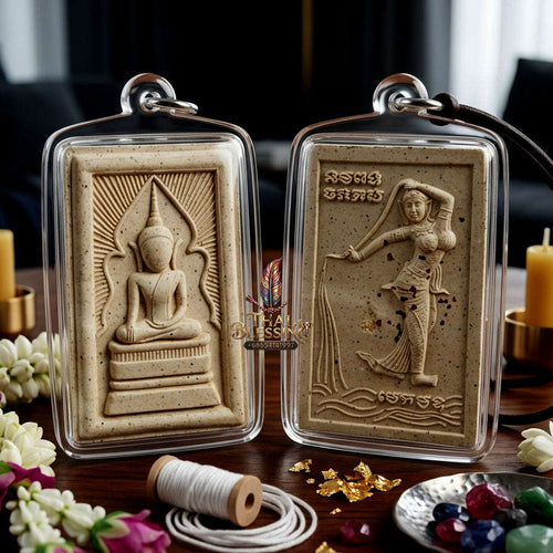 ✨ [The Sovereign of Manifested Opportunity: The 2018 Master-Edition] Sacred "Phra Waek Man Ngoen Lai Ma" (The Buddha Piercing the Veil of Infinite Wealth) – Master-Blessed by Luang Phor Thongdam, Wat Tham Ta Phian Thong (2018/2561) Thai