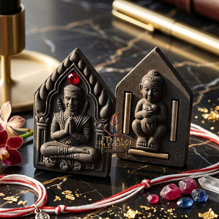 ✨ [The Sovereign of Manifested Power: Master-Edition] Sacred "Khun Paen Athitthan Rit" (The Khun Paen of Manifested Might) – Master-Blessed by Luang Ta Or, Wat Chong Kae (2022) Thai Blessing Co By RURUECHA