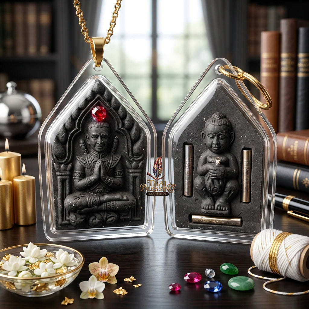 ✨ [The Sovereign of Manifested Power: Master-Edition] Sacred "Khun Paen Athitthan Rit" (The Khun Paen of Manifested Might) – Master-Blessed by Luang Ta Or, Wat Chong Kae (2022) Thai Blessing Co By RURUECHA