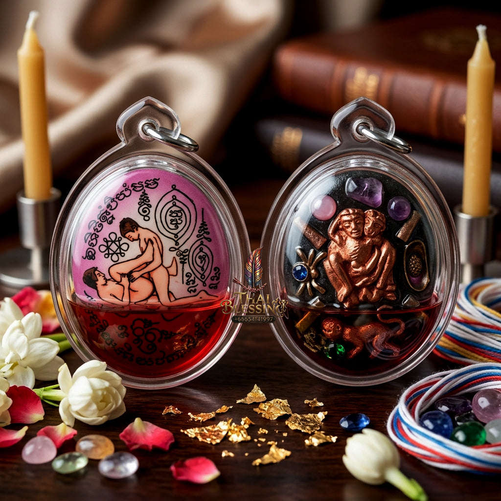 ✨ [The Sovereign of Masculine Intimacy: The 2019 Master-Edition] Sacred "Same-Sex Attraction Locket" – Master-Blessed by Pu Dave (2019) Thai Blessing Co By RURUECHA
