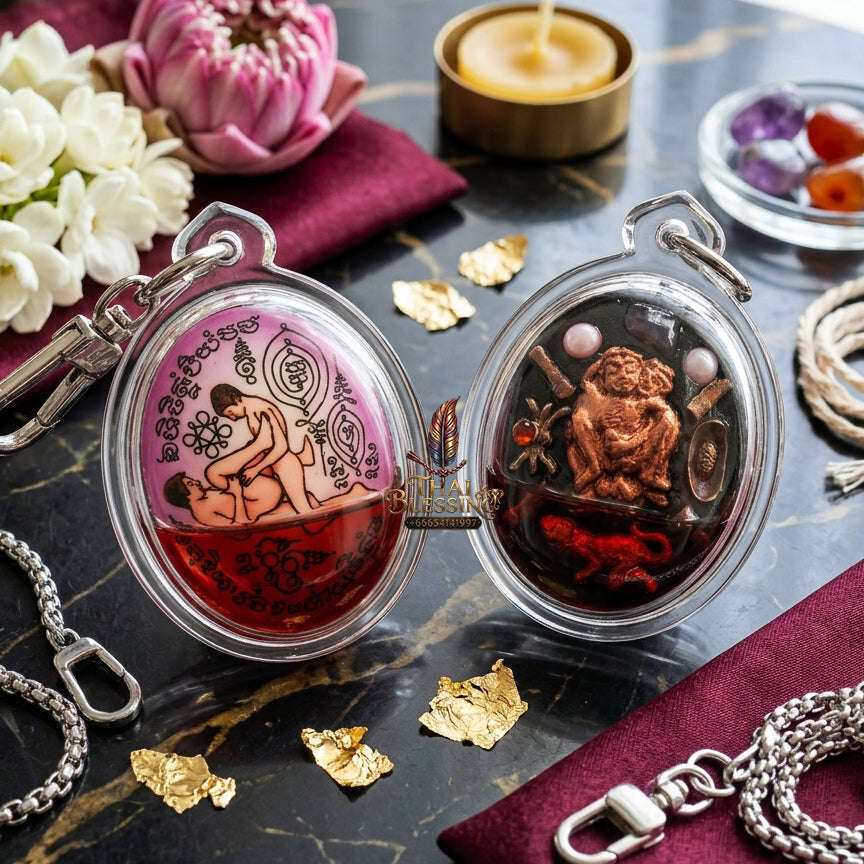 ✨ [The Sovereign of Masculine Intimacy: The 2019 Master-Edition] Sacred "Same-Sex Attraction Locket" – Master-Blessed by Pu Dave (2019) Thai Blessing Co By RURUECHA