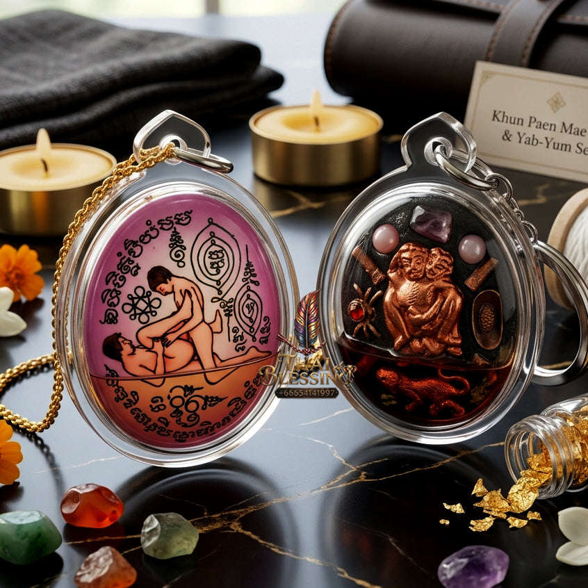✨ [The Sovereign of Masculine Intimacy: The 2019 Master-Edition] Sacred "Same-Sex Attraction Locket" – Master-Blessed by Pu Dave (2019) Thai Blessing Co By RURUECHA
