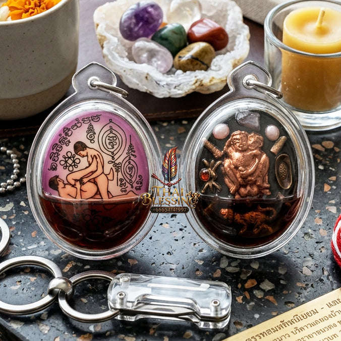 ✨ [The Sovereign of Masculine Intimacy: The 2019 Master-Edition] Sacred "Same-Sex Attraction Locket" – Master-Blessed by Pu Dave (2019) Thai Blessing Co By RURUECHA