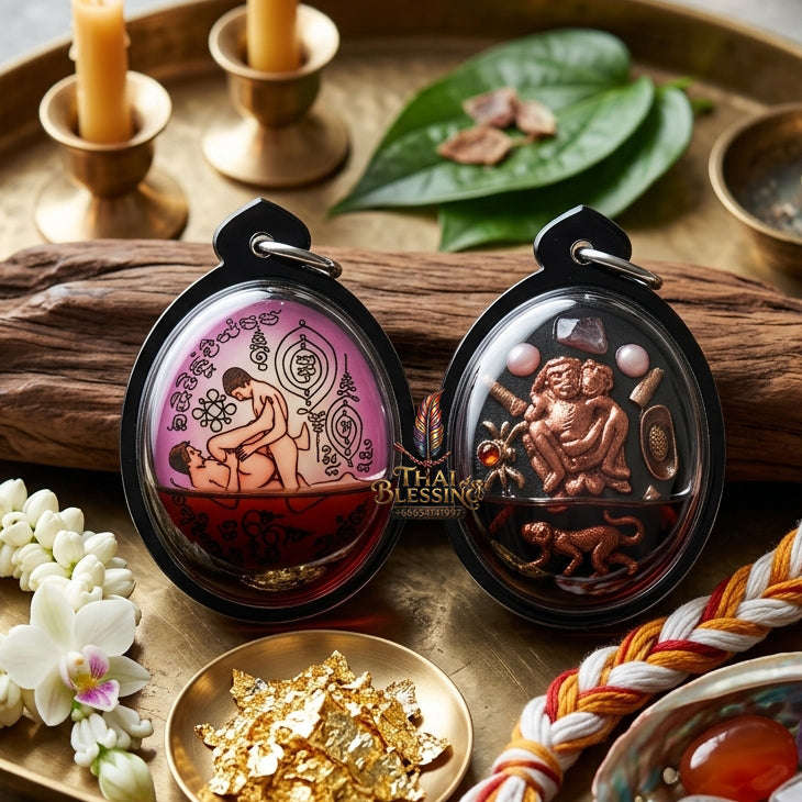 ✨ [The Sovereign of Masculine Intimacy: The 2019 Master-Edition] Sacred "Same-Sex Attraction Locket" – Master-Blessed by Pu Dave (2019) Thai Blessing Co By RURUECHA