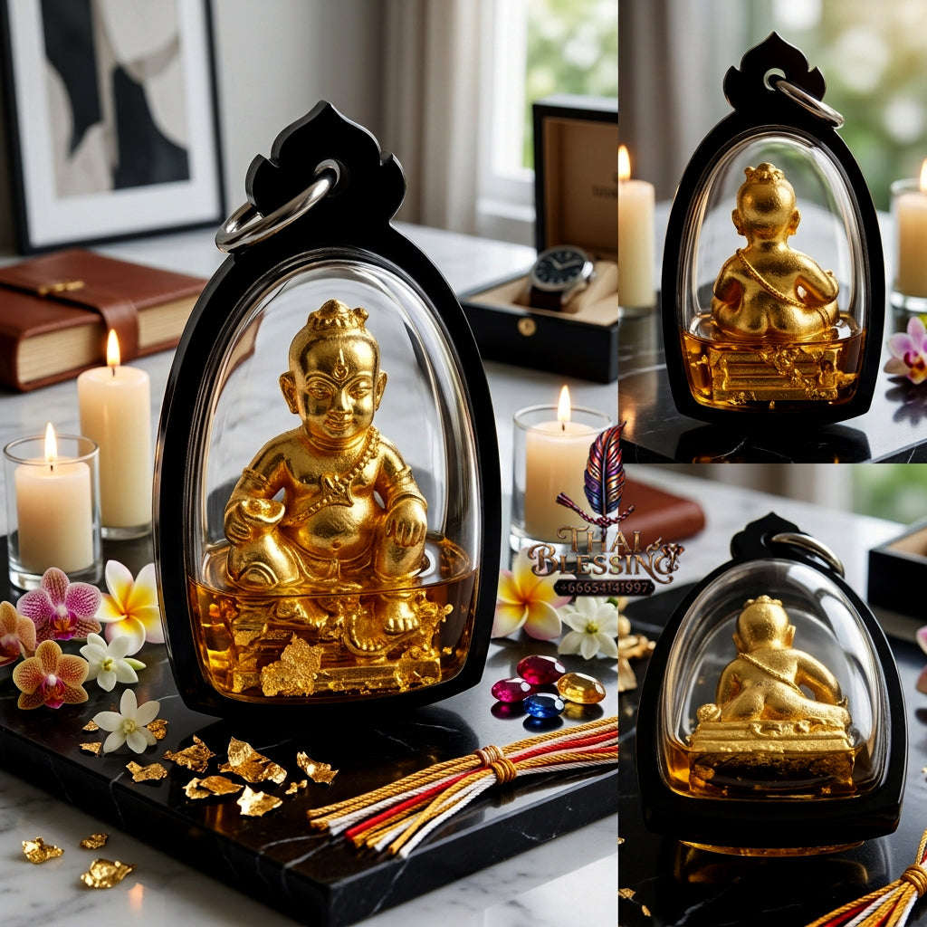 ✨ [The Sovereign of Miraculous Abundance: The 2020 Master-Edition] Sacred "Kuman Maha Heng" (The Great Luck-Generator) Thai Blessing Co By RURUECHA
