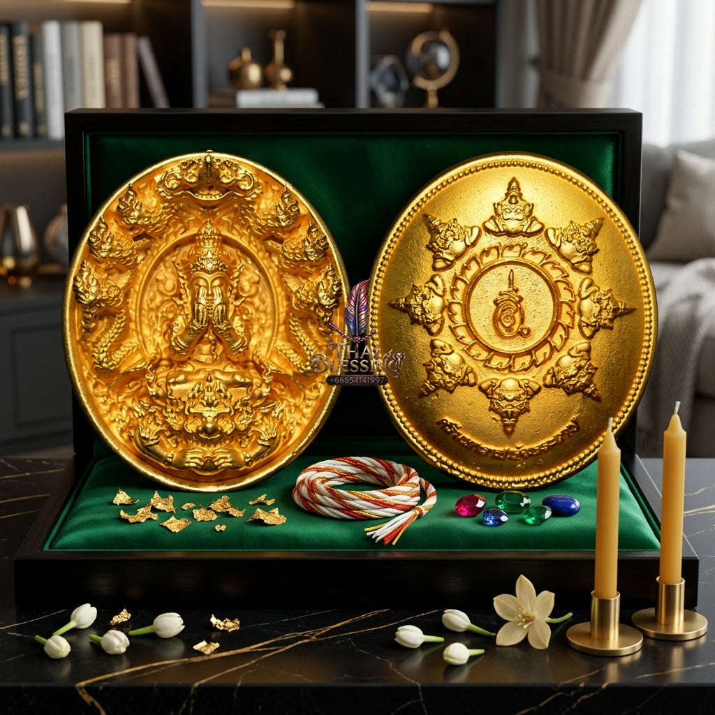 ✨ [The Sovereign of Miraculous Overturn: The 2026 Master-Edition] Sacred "Rian Lor Phangkaphon" (The Ultimate Obstacle-Crusher) – Brilliant Gold-Plated Finish on Sacred Bronze (Samrit) Thai Blessing Co By RURUECHA