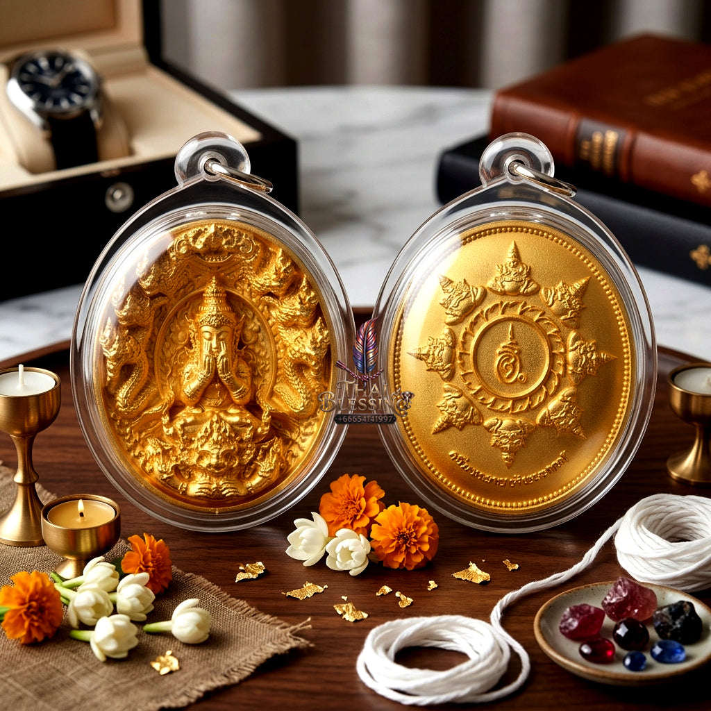 ✨ [The Sovereign of Miraculous Overturn: The 2026 Master-Edition] Sacred "Rian Lor Phangkaphon" (The Ultimate Obstacle-Crusher) – Brilliant Gold-Plated Finish on Sacred Bronze (Samrit) Thai Blessing Co By RURUECHA