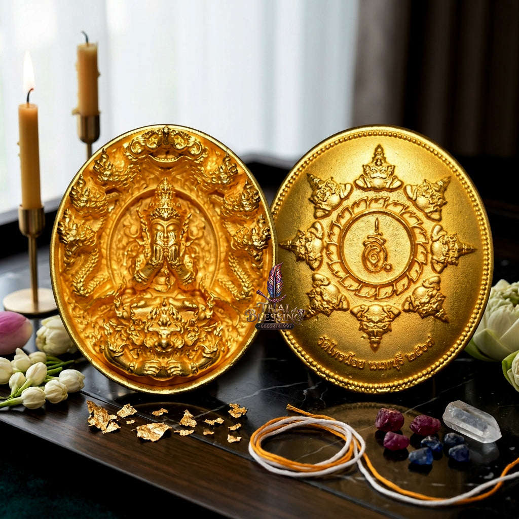 ✨ [The Sovereign of Miraculous Overturn: The 2026 Master-Edition] Sacred "Rian Lor Phangkaphon" (The Ultimate Obstacle-Crusher) – Brilliant Gold-Plated Finish on Sacred Bronze (Samrit) Thai Blessing Co By RURUECHA