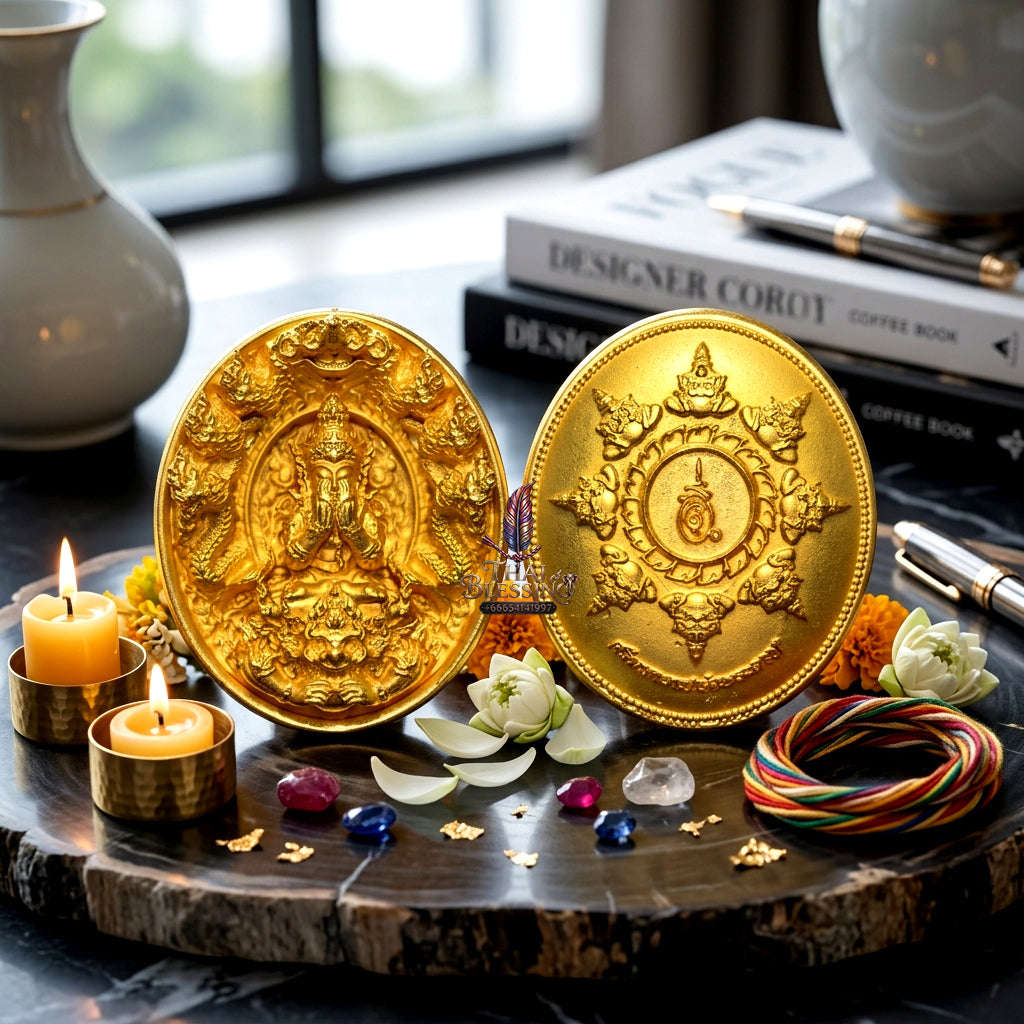 ✨ [The Sovereign of Miraculous Overturn: The 2026 Master-Edition] Sacred "Rian Lor Phangkaphon" (The Ultimate Obstacle-Crusher) – Brilliant Gold-Plated Finish on Sacred Bronze (Samrit) Thai Blessing Co By RURUECHA