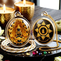 ✨ [The Sovereign of Miraculous Overturn: The 2026 Master-Edition] Sacred "Rian Lor Phangkaphon" (The Ultimate Obstacle-Crusher) – High-Contrast "Black-Gold" (Black Rhodium & Gold) Finish on Sacred Bronze (Samrit) Thai Blessing Co By RURUECHA
