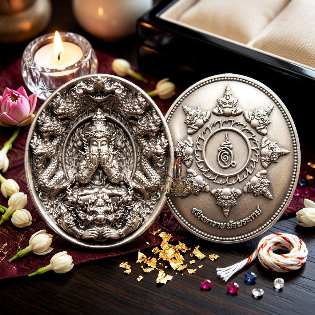 ✨ [The Sovereign of Miraculous Overturn: The 2026 Master-Edition] Sacred "Rian Lor Phangkaphon" (The Ultimate Obstacle-Crusher) – High-End "Satin Finish" (Matte-Lustre) on Sacred Bronze (Samrit) Thai Blessing Co By RURUECHA
