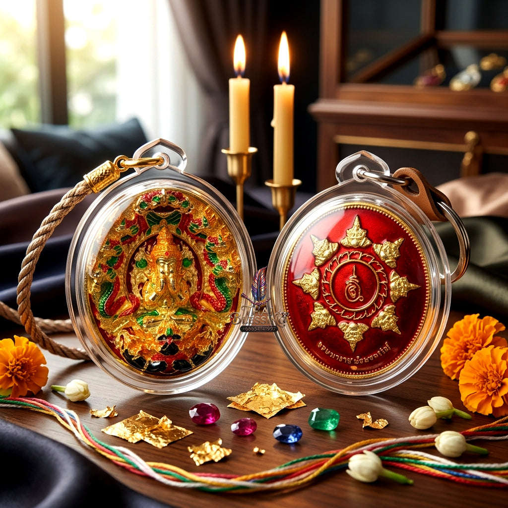 ✨ [The Sovereign of Miraculous Overturn: The 2026 Master-Edition] Sacred "Rian Lor Phangkaphon" (The Ultimate Obstacle-Crusher) – Longya Enamel Accent on Gold-Plated Sacred Bronze (Samrit) Thai Blessing Co By RURUECHA
