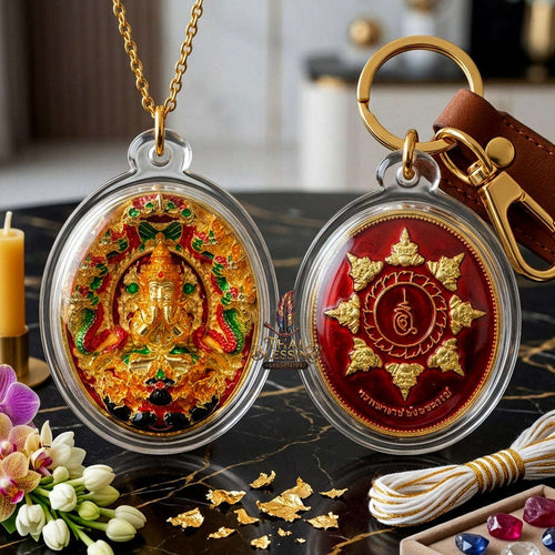 ✨ [The Sovereign of Miraculous Overturn: The 2026 Master-Edition] Sacred "Rian Lor Phangkaphon" (The Ultimate Obstacle-Crusher) – Longya Enamel Accent on Gold-Plated Sacred Bronze (Samrit)