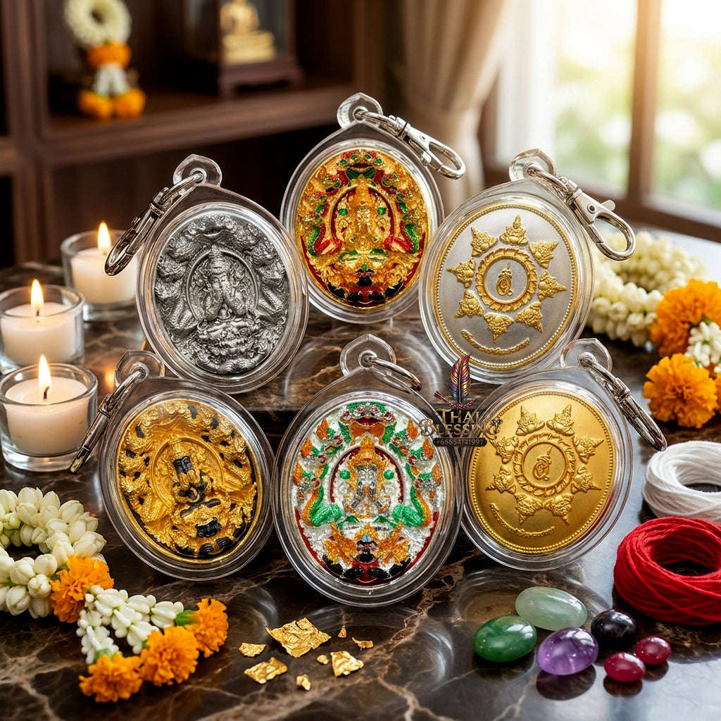 ✨ [The Sovereign of Miraculous Overturn: The 2026 Master-Edition] Sacred "Rian Lor Phangkaphon" (The Ultimate Obstacle-Crusher) – Longya Enamel Accent on Silver-Plated Sacred Bronze (Samrit) Thai Blessing Co By RURUECHA
