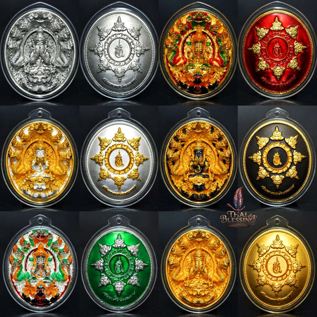 ✨ [The Sovereign of Miraculous Overturn: The 2026 Master-Edition] Sacred "Rian Lor Phangkaphon" (The Ultimate Obstacle-Crusher) – Longya Enamel Accent on Silver-Plated Sacred Bronze (Samrit) Thai Blessing Co By RURUECHA