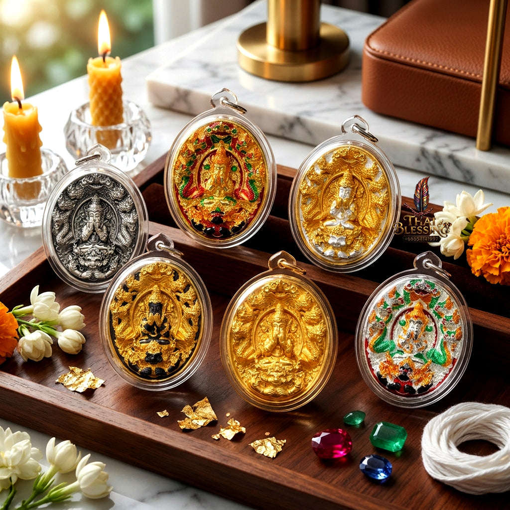 ✨ [The Sovereign of Miraculous Overturn: The 2026 Master-Edition] Sacred "Rian Lor Phangkaphon" (The Ultimate Obstacle-Crusher) – Longya Enamel Accent on Silver-Plated Sacred Bronze (Samrit) Thai Blessing Co By RURUECHA