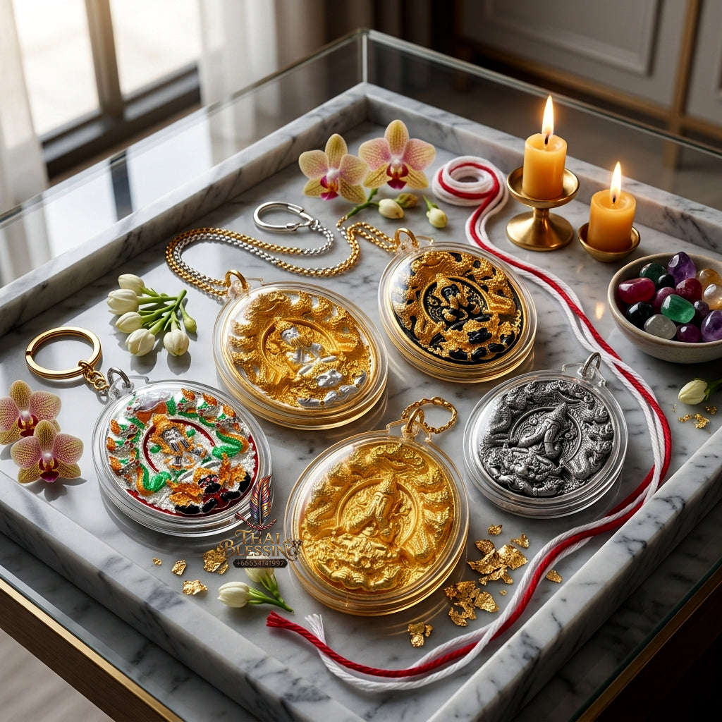 ✨ [The Sovereign of Miraculous Overturn: The 2026 Master-Edition] Sacred "Rian Lor Phangkaphon" (The Ultimate Obstacle-Crusher) – Longya Enamel Accent on Silver-Plated Sacred Bronze (Samrit) Thai Blessing Co By RURUECHA
