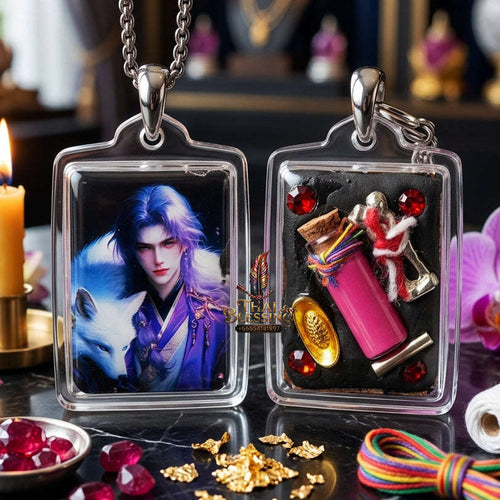 ✨ [The Sovereign of Mystical Allure: The 2025 Master-Edition] Sacred "Male Fox Deity Locket" (The Nine-Tailed Fox King of Wealth & Charm) – Master-Blessed by Kruba Baeng, Wat Ban Tanot (2025/2568) Thai Blessing Co By RURUECHA