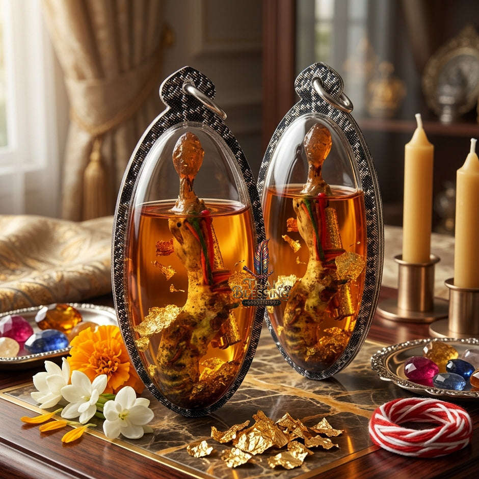 ✨ [The Sovereign of Natural Abundance: The 2018 Master-Edition] Sacred "Thep Rerai" (The Cicada-Spirit of Prosperity) – Special "Rare Natural Cicada-Herb" Matrix – Infused with "Jindamanee-Gold" Wealth Oil Thai Blessing Co By RURUECHA