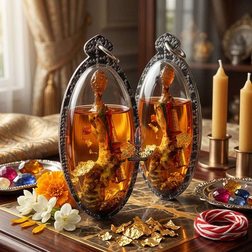 ✨ [The Sovereign of Natural Abundance: The 2018 Master-Edition] Sacred "Thep Rerai" (The Cicada-Spirit of Prosperity) – Special "Rare Natural Cicada-Herb" Matrix – Infused with "Jindamanee-Gold" Wealth Oil Thai Blessing Co By RURUECHA