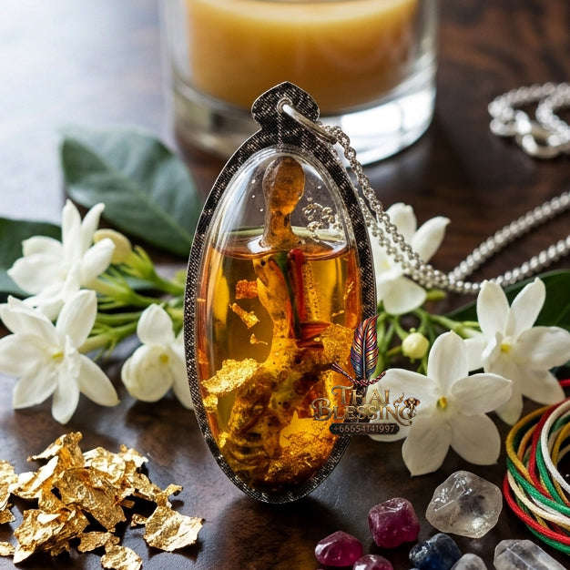 ✨ [The Sovereign of Natural Abundance: The 2018 Master-Edition] Sacred "Thep Rerai" (The Cicada-Spirit of Prosperity) – Special "Rare Natural Cicada-Herb" Matrix – Infused with "Jindamanee-Gold" Wealth Oil Thai Blessing Co By RURUECHA