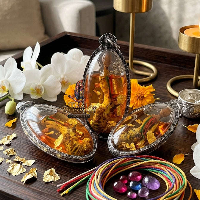 ✨ [The Sovereign of Natural Abundance: The 2018 Master-Edition] Sacred "Thep Rerai" (The Cicada-Spirit of Prosperity) – Special "Rare Natural Cicada-Herb" Matrix – Infused with "Jindamanee-Gold" Wealth Oil Thai Blessing Co By RURUECHA