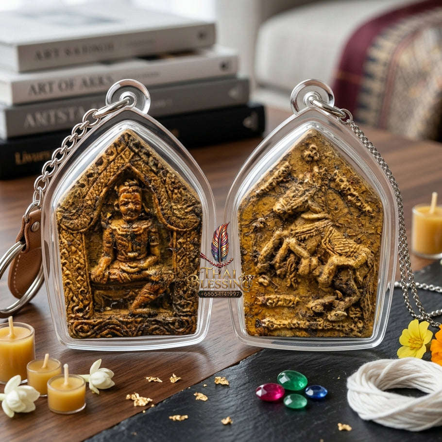 ✨ [The Sovereign of Nine-Fold Mysteries: The 2017 Master-Edition] Sacred "Khun Phaen 9 Athan" (Khun Phaen of the Nine Occult Forces) – Master-Blessed by Phra Achan Manop, Wat Pa Muead (2017/2560) Thai Blessing Co By RURUECHA