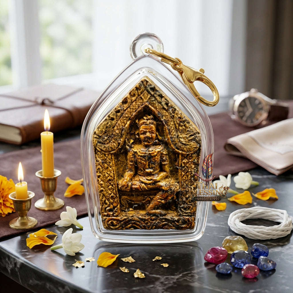 ✨ [The Sovereign of Nine-Fold Mysteries: The 2017 Master-Edition] Sacred "Khun Phaen 9 Athan" (Khun Phaen of the Nine Occult Forces) – Master-Blessed by Phra Achan Manop, Wat Pa Muead (2017/2560) Thai Blessing Co By RURUECHA