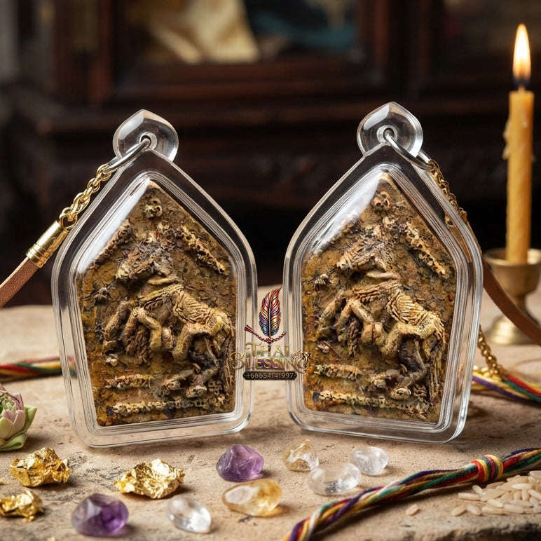 ✨ [The Sovereign of Nine-Fold Mysteries: The 2017 Master-Edition] Sacred "Khun Phaen 9 Athan" (Khun Phaen of the Nine Occult Forces) – Master-Blessed by Phra Achan Manop, Wat Pa Muead (2017/2560) Thai Blessing Co By RURUECHA