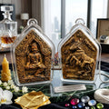 ✨ [The Sovereign of Nine-Fold Mysteries: The 2017 Master-Edition] Sacred "Khun Phaen 9 Athan" (Khun Phaen of the Nine Occult Forces) – Master-Blessed by Phra Achan Manop, Wat Pa Muead (2017/2560) Thai Blessing Co By RURUECHA