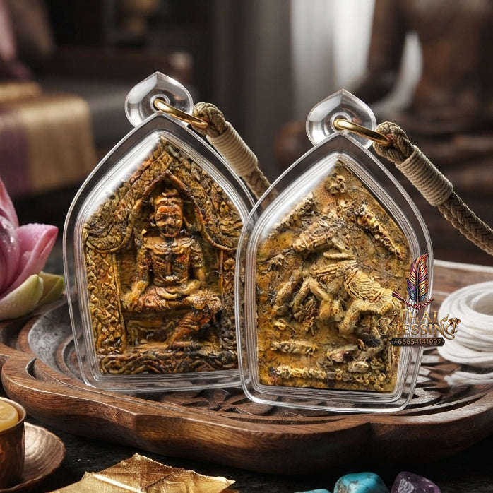 ✨ [The Sovereign of Nine-Fold Mysteries: The 2017 Master-Edition] Sacred "Khun Phaen 9 Athan" (Khun Phaen of the Nine Occult Forces) – Master-Blessed by Phra Achan Manop, Wat Pa Muead (2017/2560) Thai Blessing Co By RURUECHA