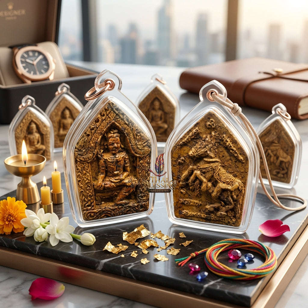 ✨ [The Sovereign of Nine-Fold Mysteries: The 2017 Master-Edition] Sacred "Khun Phaen 9 Athan" (Khun Phaen of the Nine Occult Forces) – Master-Blessed by Phra Achan Manop, Wat Pa Muead (2017/2560) Thai Blessing Co By RURUECHA
