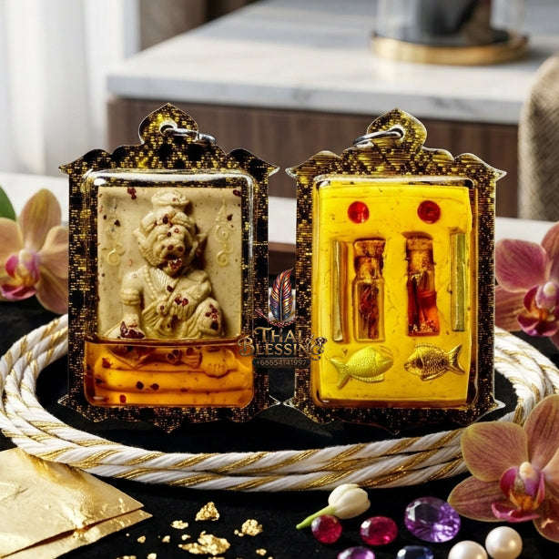 ✨ [The Sovereign of Primal Allure: The 2026 Master-Edition] Sacred "Pu Chao Saming Phrai - Occult Powder Matrix" – Encased in "Pu Chao Saming Phrai" Attraction Oil Thai Blessing Co By RURUECHA