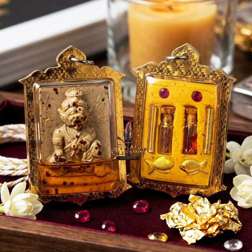 ✨ [The Sovereign of Primal Allure: The 2026 Master-Edition] Sacred "Pu Chao Saming Phrai - Occult Powder Matrix" – Encased in "Pu Chao Saming Phrai" Attraction Oil Thai Blessing Co By RURUECHA