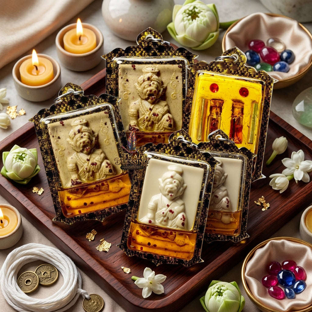 ✨ [The Sovereign of Primal Allure: The 2026 Master-Edition] Sacred "Pu Chao Saming Phrai - Occult Powder Matrix" – Encased in "Pu Chao Saming Phrai" Attraction Oil Thai Blessing Co By RURUECHA