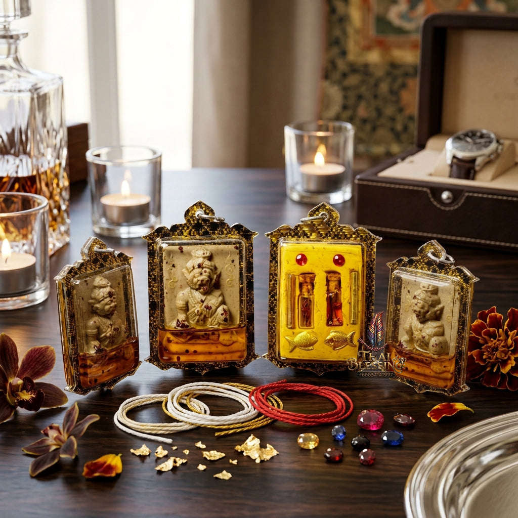✨ [The Sovereign of Primal Allure: The 2026 Master-Edition] Sacred "Pu Chao Saming Phrai - Occult Powder Matrix" – Encased in "Pu Chao Saming Phrai" Attraction Oil Thai Blessing Co By RURUECHA