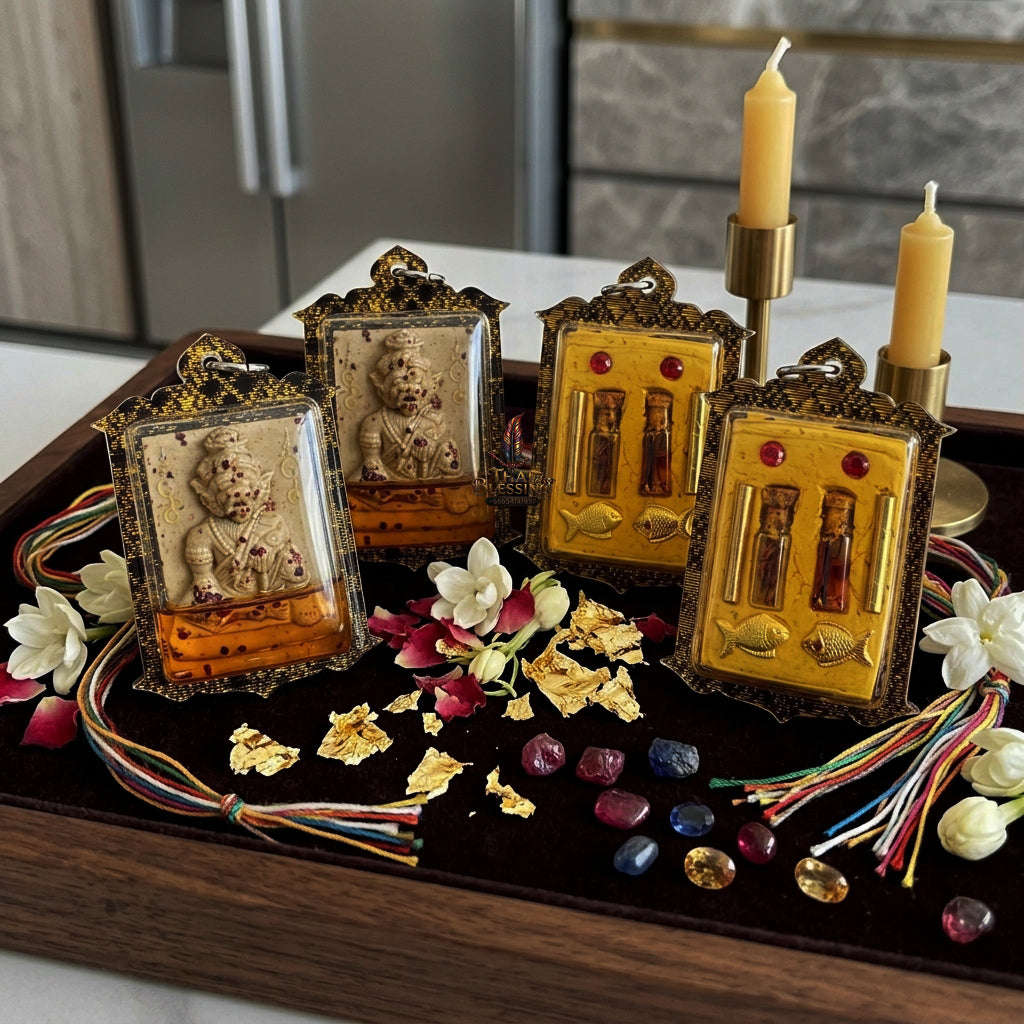 ✨ [The Sovereign of Primal Allure: The 2026 Master-Edition] Sacred "Pu Chao Saming Phrai - Occult Powder Matrix" – Encased in "Pu Chao Saming Phrai" Attraction Oil Thai Blessing Co By RURUECHA