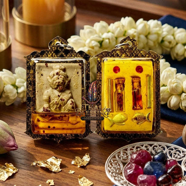 ✨ [The Sovereign of Primal Allure: The 2026 Master-Edition] Sacred "Pu Chao Saming Phrai - Occult Powder Matrix" – Encased in "Pu Chao Saming Phrai" Attraction Oil Thai Blessing Co By RURUECHA
