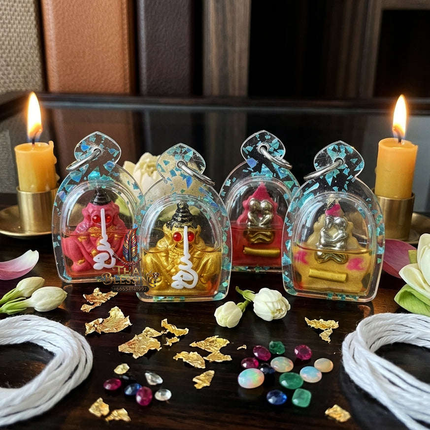 ✨ [The Sovereign of Primal Attraction: The 2026 Master-Edition] Sacred "Ngang Maha Saneh" (The Spirit of Irresistible Enchantment) – Special "Occult Herb Powder" Matrix – Encased in "Nang Plee" (The Ancestral Muse) Attraction Oil Thai Blessing