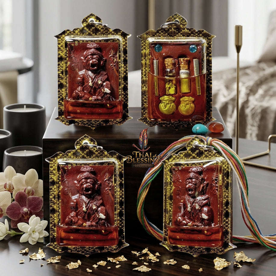 ✨ [The Sovereign of Primal Authority: The 2026 Master-Edition] Sacred "Pu Chao Saming Phrai" (The Great Rishi of the Tiger-Spirit) – Special "Rishi Herb & Mekong River Mineral" Matrix – Encased in "Pu Chao Saming Phrai" Attraction Oil Thai